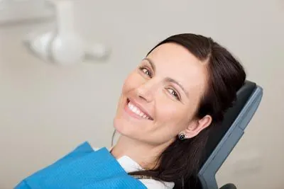 patient relieved of pain after her root canal procedure